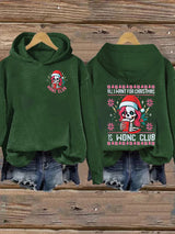 Women's  Retro Funny Proud Member Of Club We Do Not Care Menopause Perimenopause Print  Hoodie