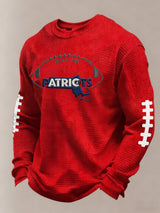 Men's Football Print Waffle T-Shirt