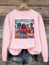 Women's  Retro Funny Proud Member Of Club We Do Not Care Menopause Perimenopause Print  Sweatshirt