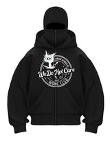 Men's  Zipped Hoodie Of WDNC Club Menopause Perimenopause Print  Hoodie