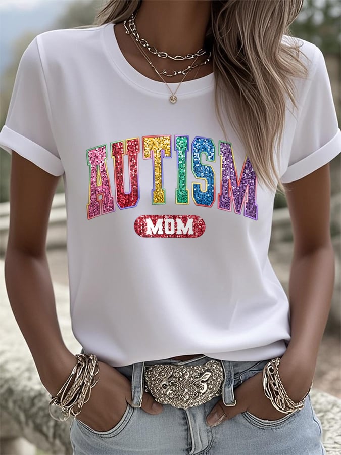 Women's Autism Strong Short-Sleeve T-Shirt
