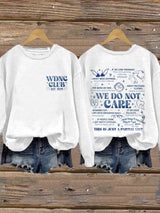 🔥Buy 3 Get 15% Off🔥Retro Funny Proud Member Of WDNC Club Est. 2025 Menopause Perimenopause Print Sweatshirt