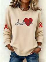 Women's Heart Disease Awareness Promotional Printed Top