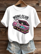 🔥Buy 3 Get 15% Off🔥Women's Halloween WDNC Menopause And Perimenopause Print T-Shirt