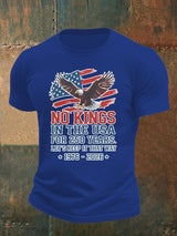 🔥Buy 3 Get 15% Off🔥Men's   No Kings USA Patriotic Tee ,250 Years of Democracy printed T-shirt