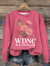 Women's  Retro Funny Proud Member Of Club Menopause Perimenopause Print  Sweatshirt