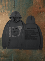 Women's  Retro Funny Proud Member Of Club We Do Not Care Menopause Perimenopause Print   Hoodie