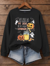 Women's Life Gave Me Some Lemons, But My Jesus Turned Them Into Lemonade Faith Print Sweatshirt