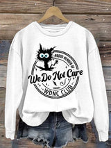 🔥Buy 3 Get 15% Off🔥Retro Funny Proud Member Of WDNC Club Menopause Perimenopause Print Sweatshirt
