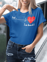 Women's Heart Disease Awareness Print T-shirt