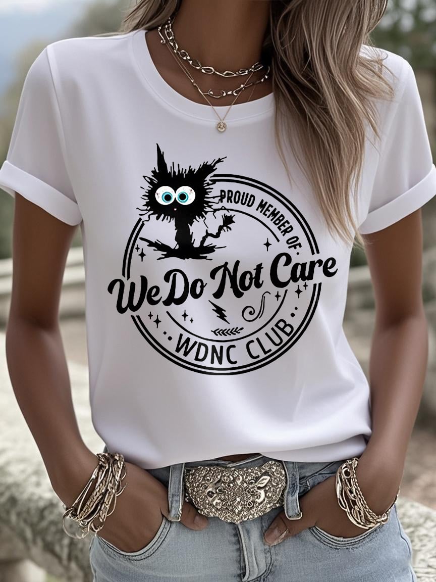 🔥Buy 3 Get 15% Off🔥Retro Funny Proud Member Of WDNC Club Menopause Perimenopause Print T-Shirt