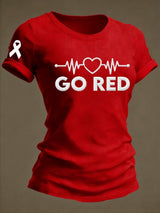 Women's Heart Disease Awareness T-shirt