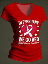 Women's Heart Disease Awareness T-shirt
