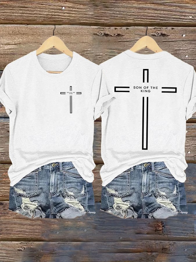 Women'S Casual Faith Short Sleeve T-Shirt