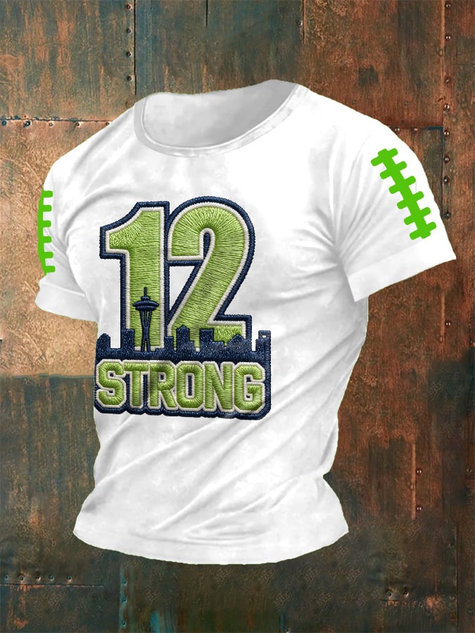 Men's Football Short-Sleeved T-shirt