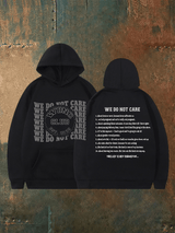 Women's  Retro Funny Proud Member Of Club We Do Not Care Menopause Perimenopause Print   Hoodie