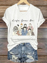 Women's BTS  Print Casual T-Shirt