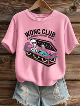 🔥Buy 3 Get 15% Off🔥Women's Halloween WDNC Menopause And Perimenopause Print T-Shirt