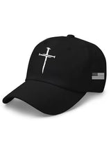 Unisex Flag Cross Print Baseball Cap