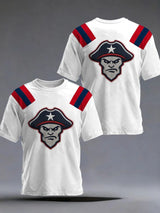 Men's Football Print Casual T-Shirt