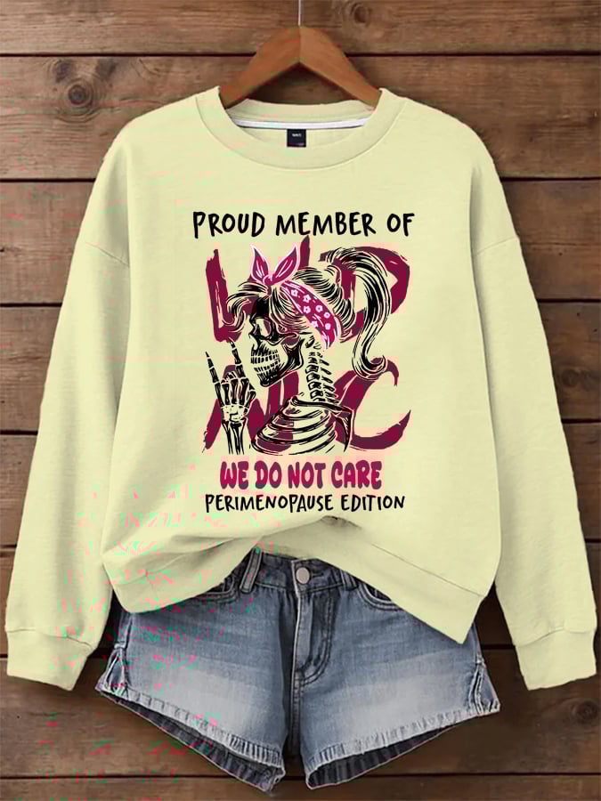 🔥Buy 3 Get 15% Off🔥Women's  WDNC Menopause And Perimenopause Print Sweatshirt