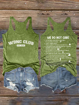 🔥Buy 3 Get 15% Off🔥Retro Funny WDNC Menopause Perimenopause Print Tank Top