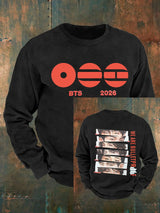 Men's K-pop Print  Sweatshirt