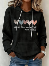 Women's Autism Strong Print Sweatshirt