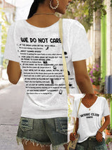 🔥Buy 3 Get 15% Off🔥V-Neck Retro Funny WDNC Club Menopause Perimenopause Print T-Shirt