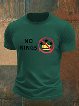 🔥Buy 3 Get 15% Off🔥Men's   NO KINGS Print T-Shirt