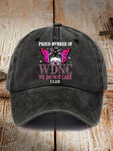 Unisex Retro Proud Member Of WDNC Club Print Baseball Cap