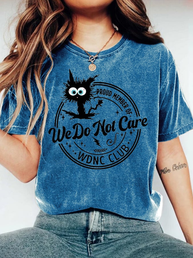 🔥Buy 3 Get 15% Off🔥Retro Funny Proud Member Of WDNC Club Menopause Perimenopause Print T-Shirt