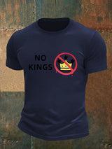 🔥Buy 3 Get 15% Off🔥Men's   NO KINGS Print T-Shirt