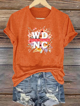 Women's  Retro Funny Proud Member Of Club Menopause Perimenopause Print T-Shirt