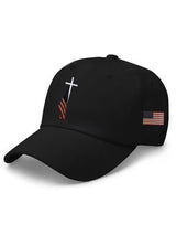 Unisex Flag Cross Print Baseball Cap