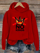 🔥Buy 3 Get 15% Off🔥Women's  America has No Kings Printed Casual Hoodies