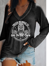 🔥Buy 3 Get 15% Off🔥Women's  V-neck Retro Funny Proud Member Of  Club Menopause Perimenopause Print T-Shirt