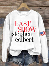 🔥Buy 3 Get 15% Off🔥Retro Last Show Print Sweatshirt