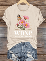 Women's  Retro Funny Proud Member Of Club Menopause Perimenopause Print T-Shirt