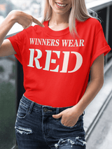 Women's Heart Disease Awareness Print T-shirt
