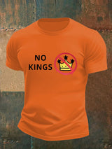 🔥Buy 3 Get 15% Off🔥Men's   NO KINGS Print T-Shirt