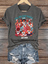 Women's  We don't care about club print  T-shirt