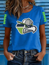 Women's Football Print T-shirt