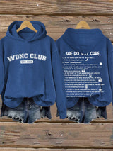 🔥Buy 3 Get 15% Off🔥Retro Funny WDNC Club Menopause Perimenopause Print Hoodie