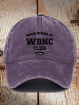 Unisex  Retro Funny Proud Member Of Club We Do Not Care Menopause Perimenopause Print  Hat