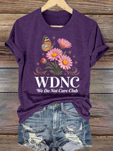 Women's  Retro Funny Proud Member Of Club Menopause Perimenopause Print T-Shirt