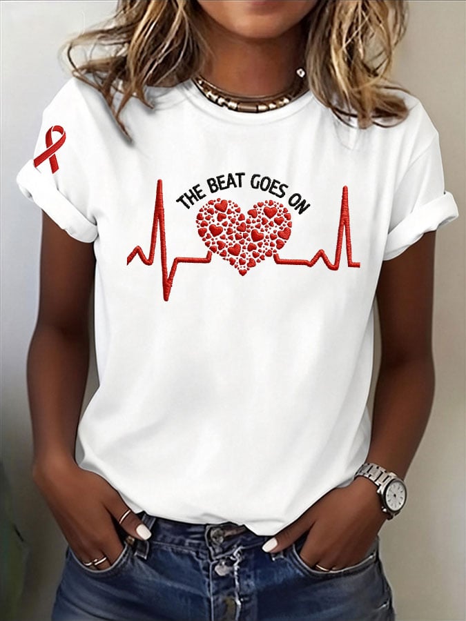 Women's Heart Disease Awareness T-shirt