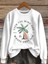 Women'S Casual Faith Sweatshirt