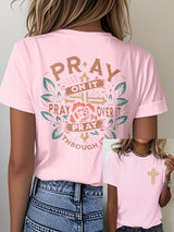 🔥Hot Sale Picks 🔥Women's Faith Print T-shirt