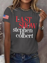 🔥Buy 3 Get 15% Off🔥Retro Last Show Print T-Shirt